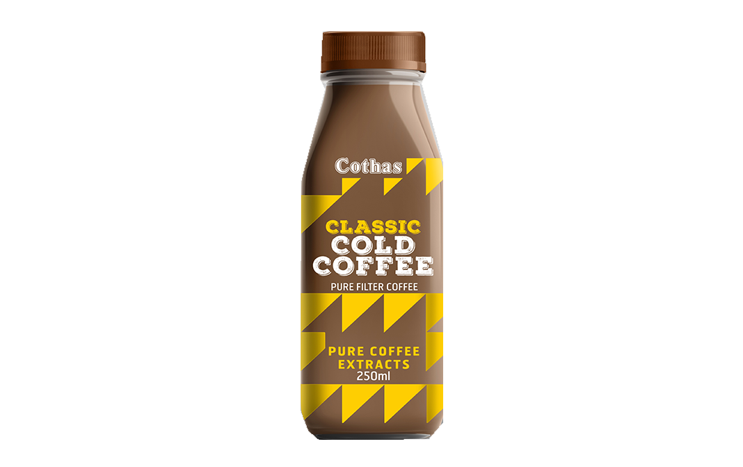 Cothas Coffee Classic Cold Coffee Pure Filter Coffee   Plastic Bottle  250 millilitre